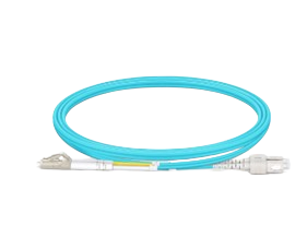 Iuron - OM4 LC UPC to SC UPC Duplex OFNR 2.0mm Fiber Patch Cable DUPLEX 1mt