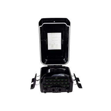 Iuron IU-ODN-DT130A-M-16 Fiber Optic Distribution Box 16 Port IP65 Anti Theft Lock Pole Mountable