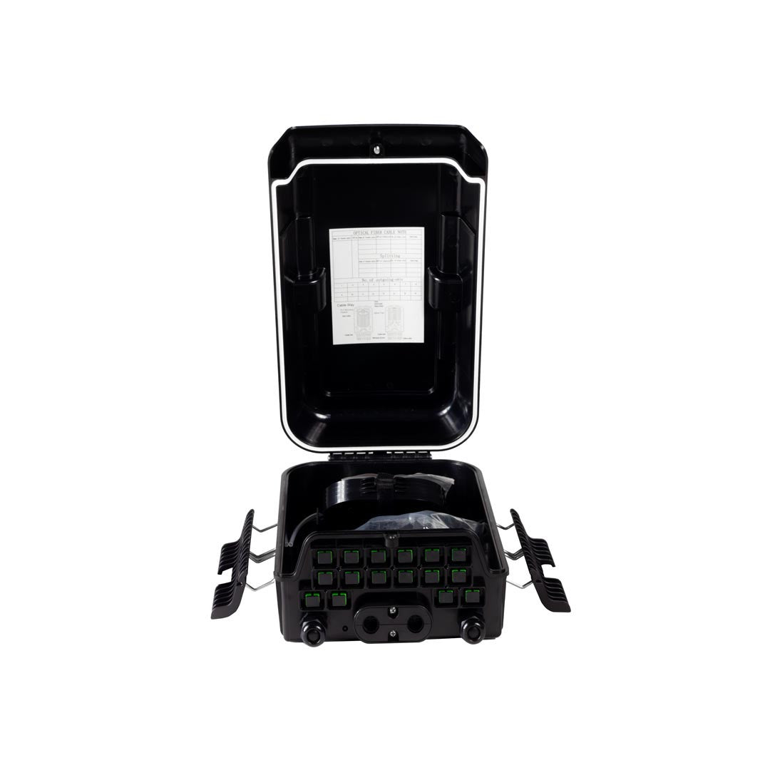 Iuron IU-ODN-DT130A-M-16 Fiber Optic Distribution Box 16 Port IP65 Anti Theft Lock Pole Mountable