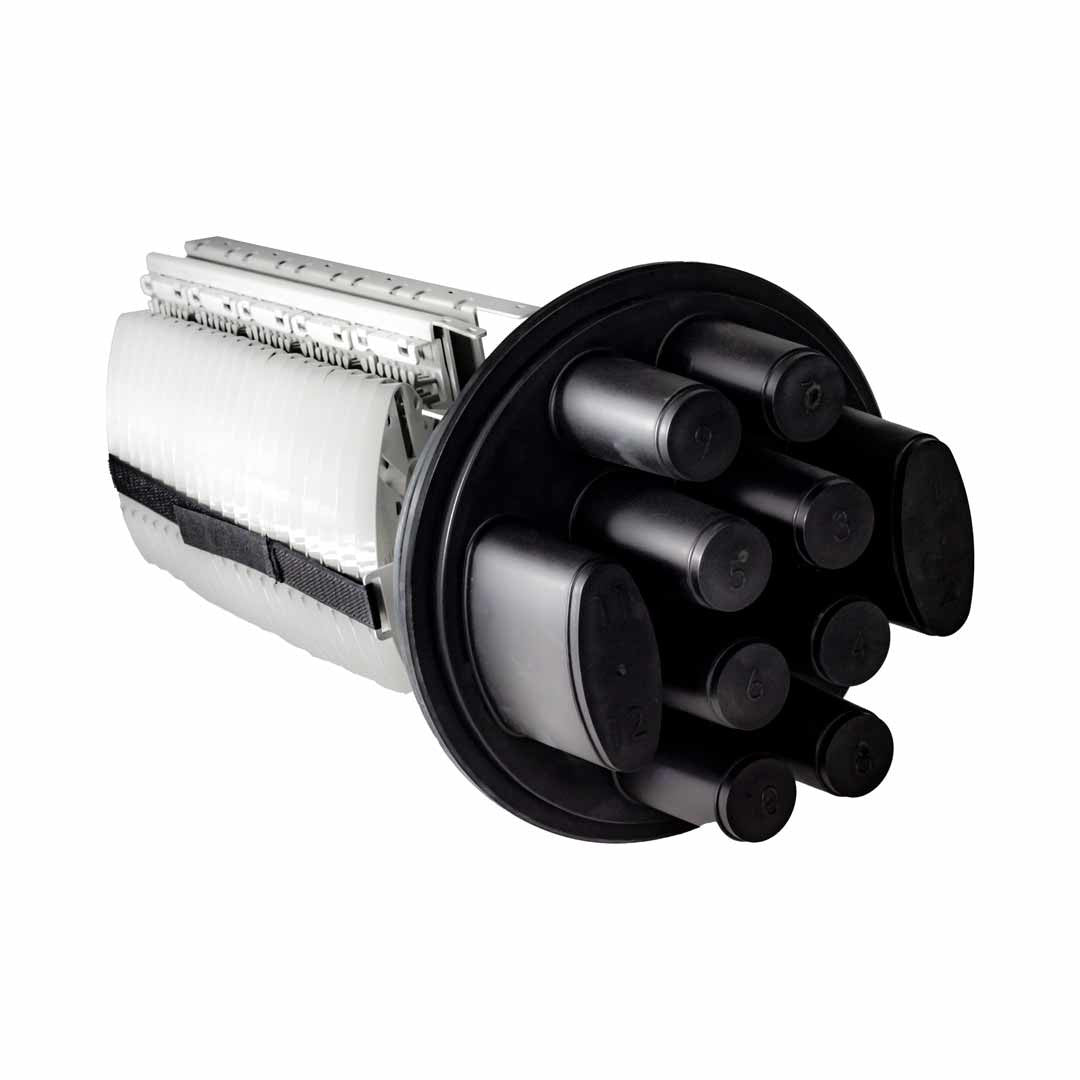 Iuron Vertical FOSC Optical Splice Enclosure Box 240 Core Heat Shrink Sealing