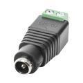 Epcom Powerline JR-53 12 Vdc polarized 3.5 mm Jack Female Adapter / Screw Type Terminals / Polarized (+/-)/ Ideal for Video Surveillance Cameras.