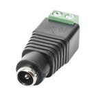 Epcom Powerline JR-53 12 Vdc polarized 3.5 mm Jack Female Adapter / Screw Type Terminals / Polarized (+/-)/ Ideal for Video Surveillance Cameras.