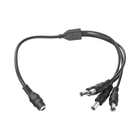 Epcom Powerline JR-F52 Cable with 3.5 mm Jack Female Connector with 4 Male Jack Outputs (Power Splitter) / OCTOPUS TYPE / 4 Male Connectors / 1 Female Connector / 3.5 Jack