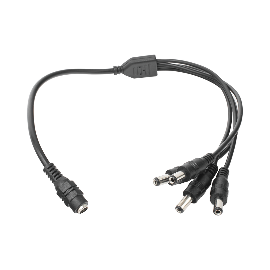 Epcom Powerline JR-F52 Cable with 3.5 mm Jack Female Connector with 4 Male Jack Outputs (Power Splitter) / OCTOPUS TYPE / 4 Male Connectors / 1 Female Connector / 3.5 Jack