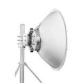 Jirous JRMD120010/11RA Dish Antenna for B11 Radio, Circular Connector, 10.1 ~ 12 GHz, 3.93 ft (1.2 m) Diameter, Mount included