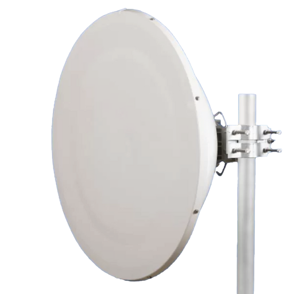 Jirous JRMD90010/11RA Dish Antenna for B11 Radio, Circular Connector, 10.1 ~ 11.7 GHz, 2.95 ft (0.9 m) Diameter