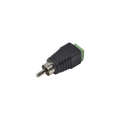 Epcom Powerline JR-R591 RCA MALE Adapter Jack Type Polarized / Screw Type Terminals / Polarized (+/-) / RECOMMENDED for Video and AUDIO in 2-Wire Video Surveillance Systems