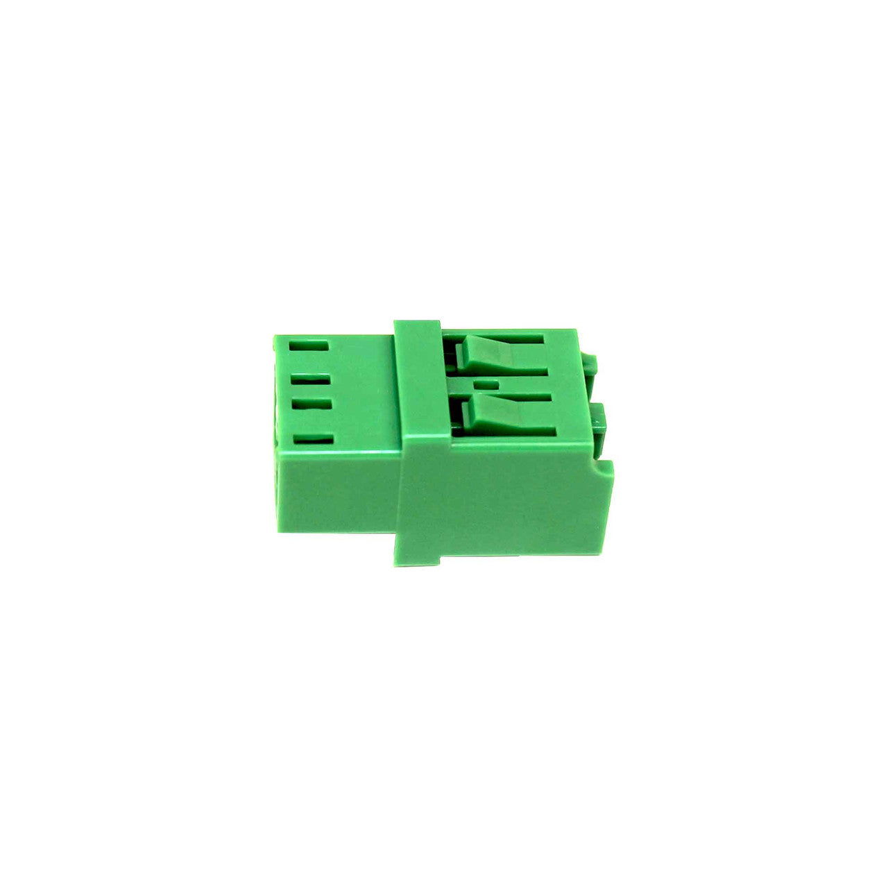 Iuron Coupler LC/LC APC Duplex Singlemode Plastic Fiber Adapter Without Flange