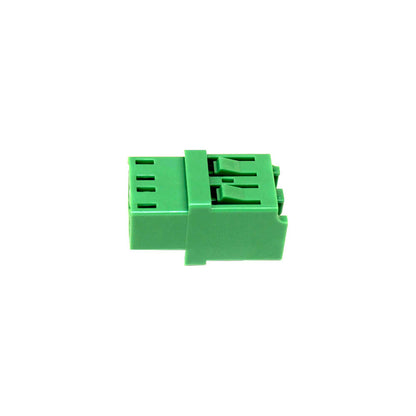Iuron Coupler LC/LC APC Duplex Singlemode Plastic Fiber Adapter Without Flange