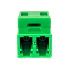 Iuron Coupler LC/LC APC Duplex Singlemode Plastic Fiber Adapter Without Flange