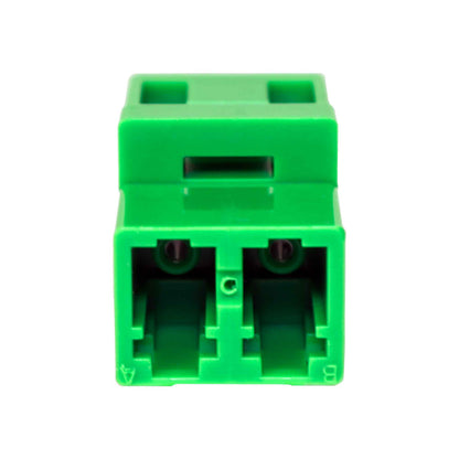 Iuron Coupler LC/LC APC Duplex Singlemode Plastic Fiber Adapter Without Flange