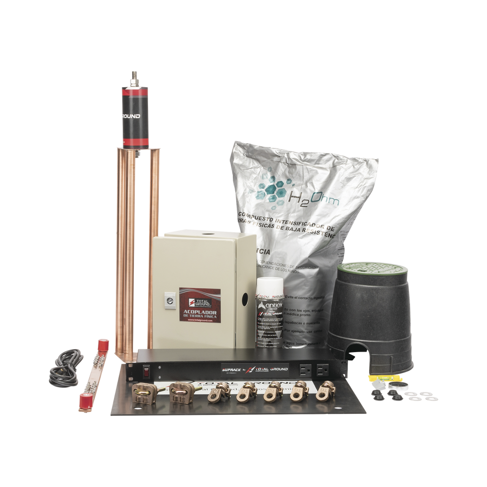 Total Ground KIT-MASTER-TG-SITE Grounding system and Transient Peak Surge.