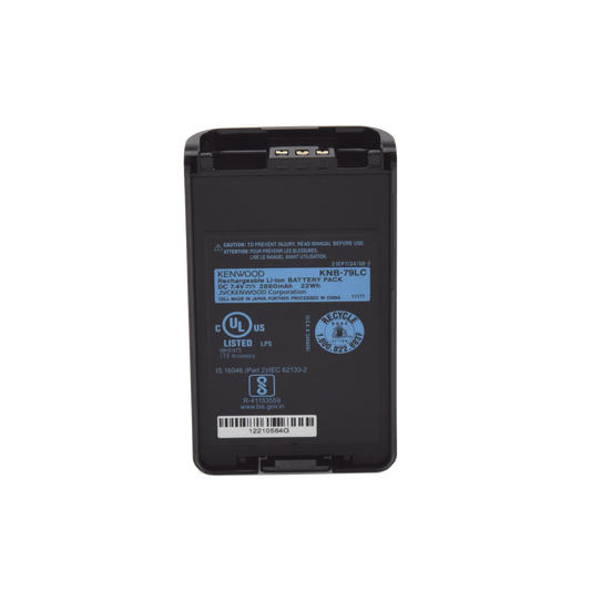 Kenwood KNB-79LCM Li-Ion Battery 2,860 mAh Intrinsically Safe for NX-3000 Portable Series