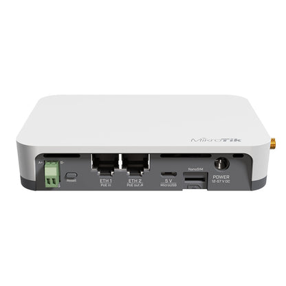 Mikrotik KNOT LR8 kit 863-870 MHz IoT Gateway solution for LoRa technology NB/CAT-M Bluetooth Dual Ethernet Ports