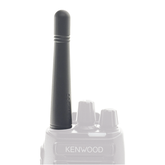 Kenwood KRA-23M UHF low-profile helical antenna 440-490 MHz for KENWOOD Portable Radios