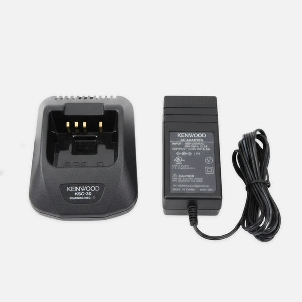 Kenwood KSC-30 Battery Charger with AC Power Supply KNB-25A / KNB-26N 100-240V
