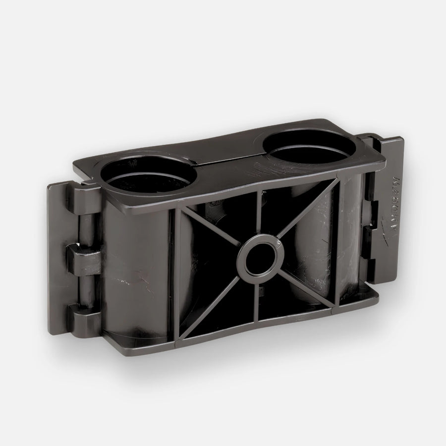 Commscope L4CLICK Double Click-on Hanger for 1/2 in coaxial cable (Bag of 10)