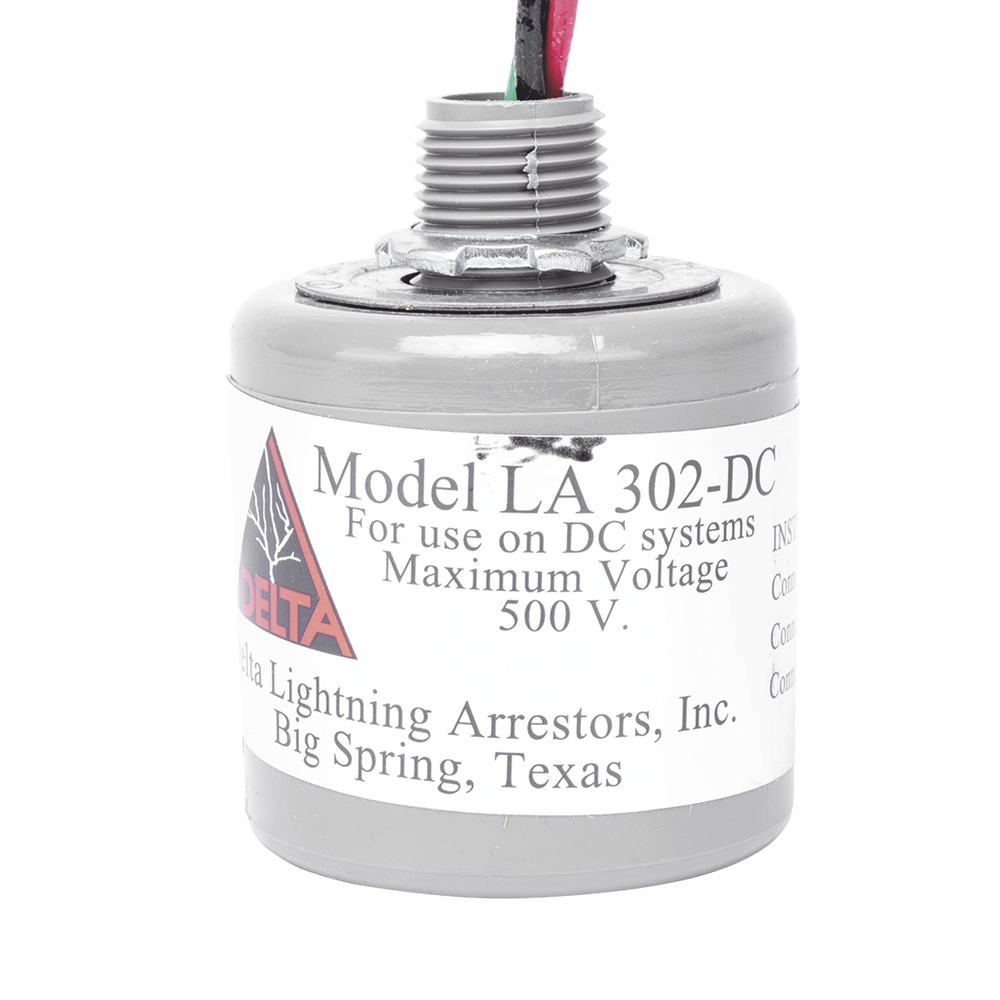 Delta LA302DC Voltage Surge Protector, Designed Photovoltaic Systems, Use in Direct Current, 0-500 Vdc