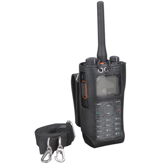 Hytera LCY003 Leather Carrying Case for Thin Battery