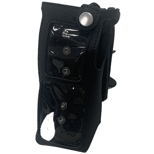 Hytera LCY026 Leather Carry Case for Radios with Display black for HP7 UL913