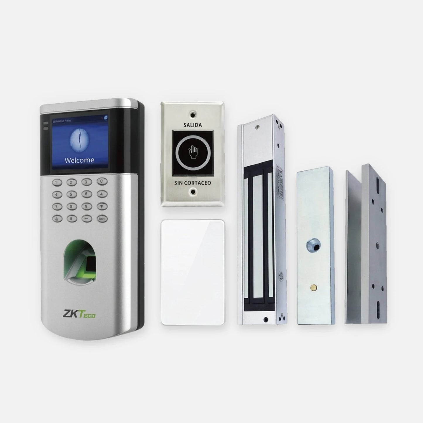 ZKTECO LF10-KIT Access Control KIT 1,500 Users Mag Lock ID Cards TCP/IP