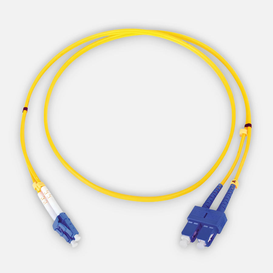 Epcom LP-FO-6060B Single Mode Fiber Optic Jumper LC/SC Duplex 1m