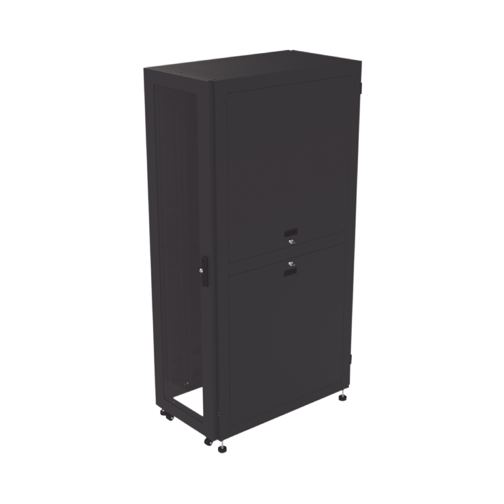 Linkedpro LP-60100-42U-R2 19" 42U Professional Cabinet for Telecommunications, Standard Rack and Security Glass Door, 600 mm Height x 1200 mm Depth