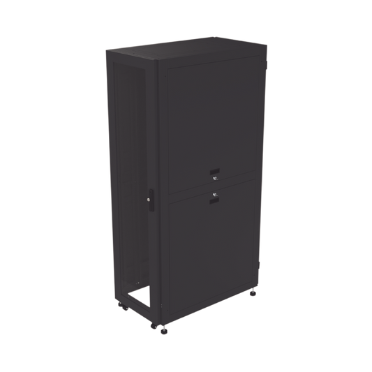 Linkedpro LP-60100-42U-R2 19" 42U Professional Cabinet for Telecommunications, Standard Rack and Security Glass Door, 600 mm Height x 1200 mm Depth