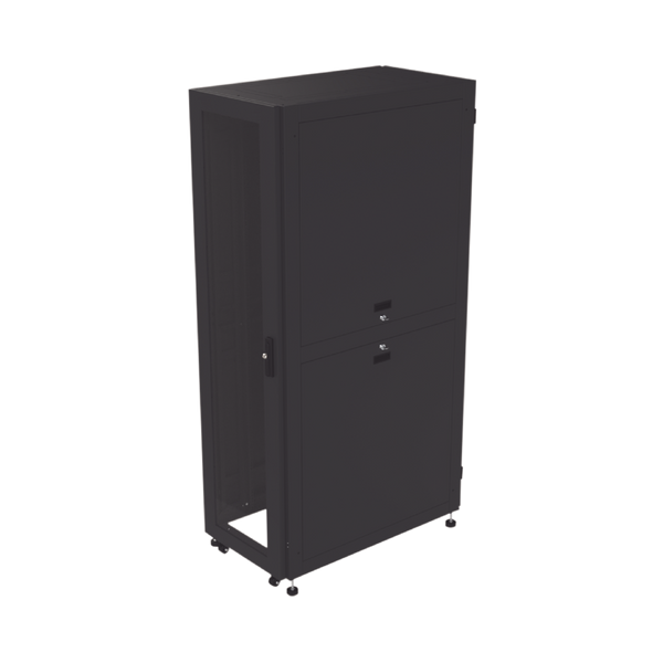 Linkedpro LP-60100-42U-R2 19" 42U Professional Cabinet for Telecommunications, Standard Rack and Security Glass Door, 600 mm Height x 1200 mm Depth