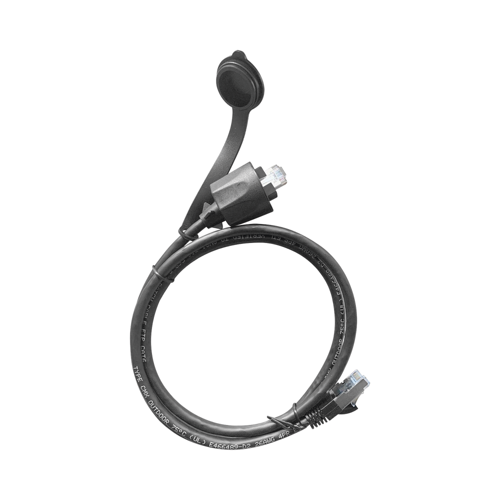 Linkedpro LP-C6WP-PC-1M Cat6 Patch cord, 3.28 ft, Outdoor with Waterproof on one end for Industrial Installations