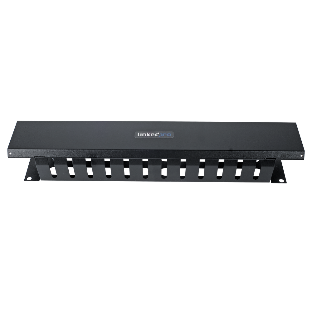 Linkedpro LPCM-042U 19" 2U Horizontal Cable Management, Metal