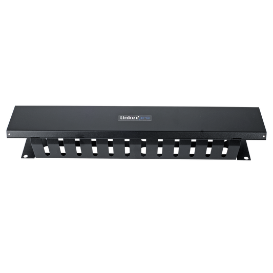 Linkedpro LPCM-042U 19" 2U Horizontal Cable Management, Metal