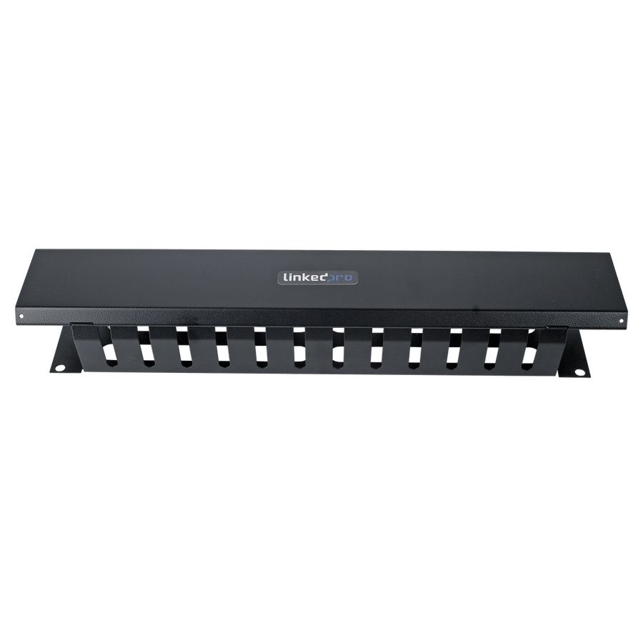 Linkedpro LPCM-042U 19" 2U Horizontal Cable Management, Metal