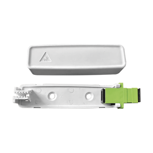 Linkedpro LP-FABFFS1F Mini Fiber Optic Terminal Box (Rosette) with a SC/APC Coupler, White color