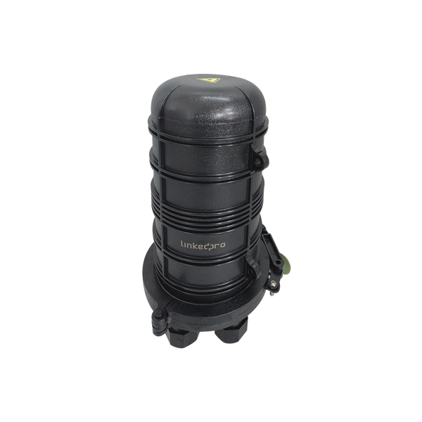 Linkedpro LP-FAB-LPSC-BDM-B4 Dome Type Mechanical Sealing Fiber Optic Splice Closure, 4 Ports, 4 Splice Trays of 12 FO