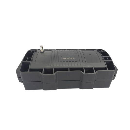 Linkedpro LP-FAB-LPSC-BIM-P8 Inline Type Fiber Optic Splice Closure 8 Ports, 2 Splice Tray of 24 FO