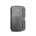 Linkedpro LP-FAB-HGT-16IN-S FTTH Termination Box, 16 Ports, IP65, Loaded with 4 Splice Trays of 24FO, Black, Standard Configuration for Wall