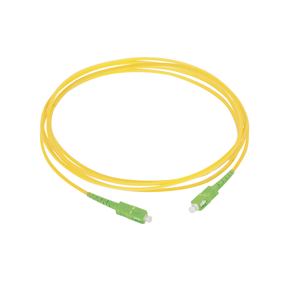 Linkedpro LP-FAB-PAT-SCAPC-SCAPC-S-2 Patchcord SC/APC-SC/APC, Single-mode Fiber SM G657A2, Diameter 2mm, Cover LSZH, SIMPLEX, Length: 7 ft (2 m)