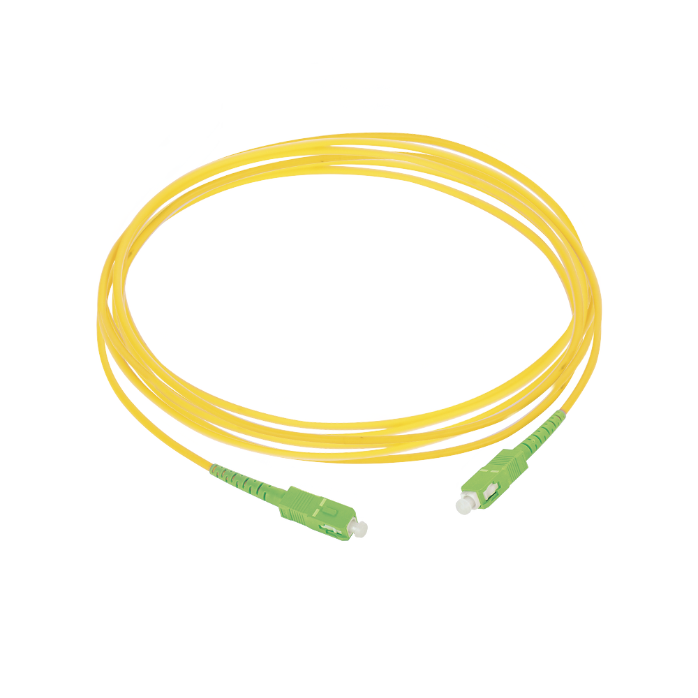 Linkedpro LP-FAB-PAT-SCAPC-SCAPC-S-3 SC/APC-SC/APC Patchcord , Single-mode Fiber SM G657A2, Diameter 2mm, Cover LSZH, SIMPLEX, Length: 10 ft (3 m)