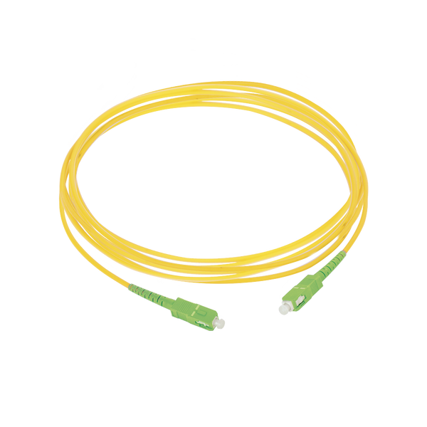 Linkedpro LP-FAB-PAT-SCAPC-SCAPC-S-3 SC/APC-SC/APC Patchcord , Single-mode Fiber SM G657A2, Diameter 2mm, Cover LSZH, SIMPLEX, Length: 10 ft (3 m)