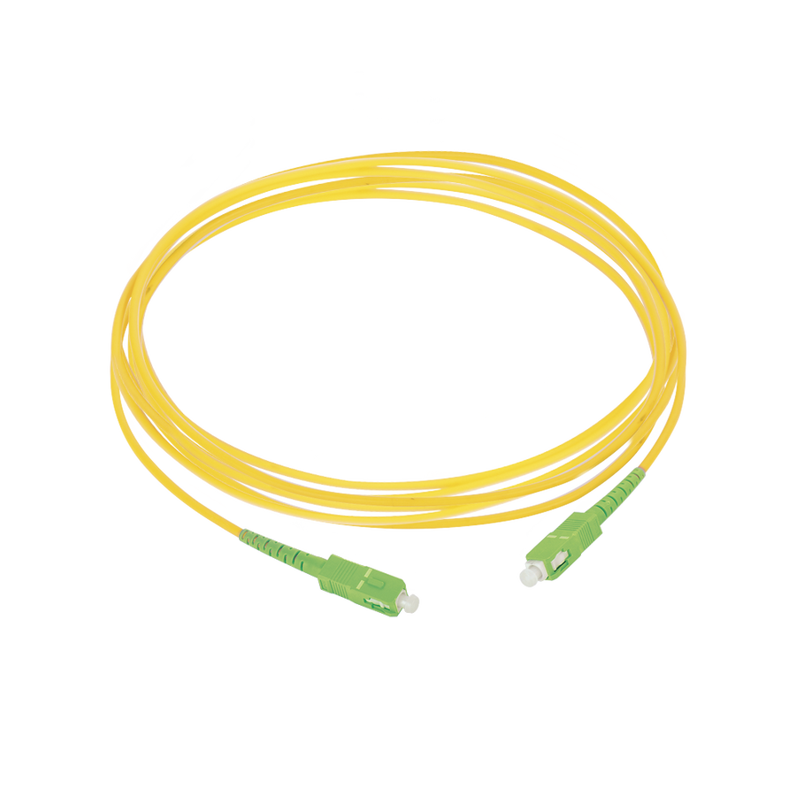 Linkedpro LP-FAB-PAT-SCAPC-SCAPC-S-3 SC/APC-SC/APC Patchcord , Single-mode Fiber SM G657A2, Diameter 2mm, Cover LSZH, SIMPLEX, Length: 10 ft (3 m)