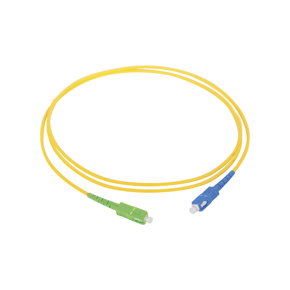 Linkedpro LP-FAB-PAT-SCAPC-SCUPC-S-1 Patchcord SC/APC-SC/UPC, Single-mode Fiber SM G657A2, Diameter 2mm, Cover LSZH, SIMPLEX, Length: 3 ft (1 m)
