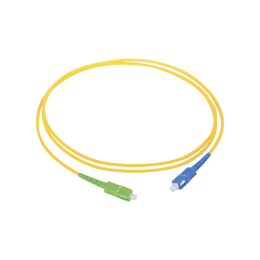 Linkedpro LP-FAB-PAT-SCAPC-SCUPC-S-1 Patchcord SC/APC-SC/UPC, Single-mode Fiber SM G657A2, Diameter 2mm, Cover LSZH, SIMPLEX, Length: 3 ft (1 m)