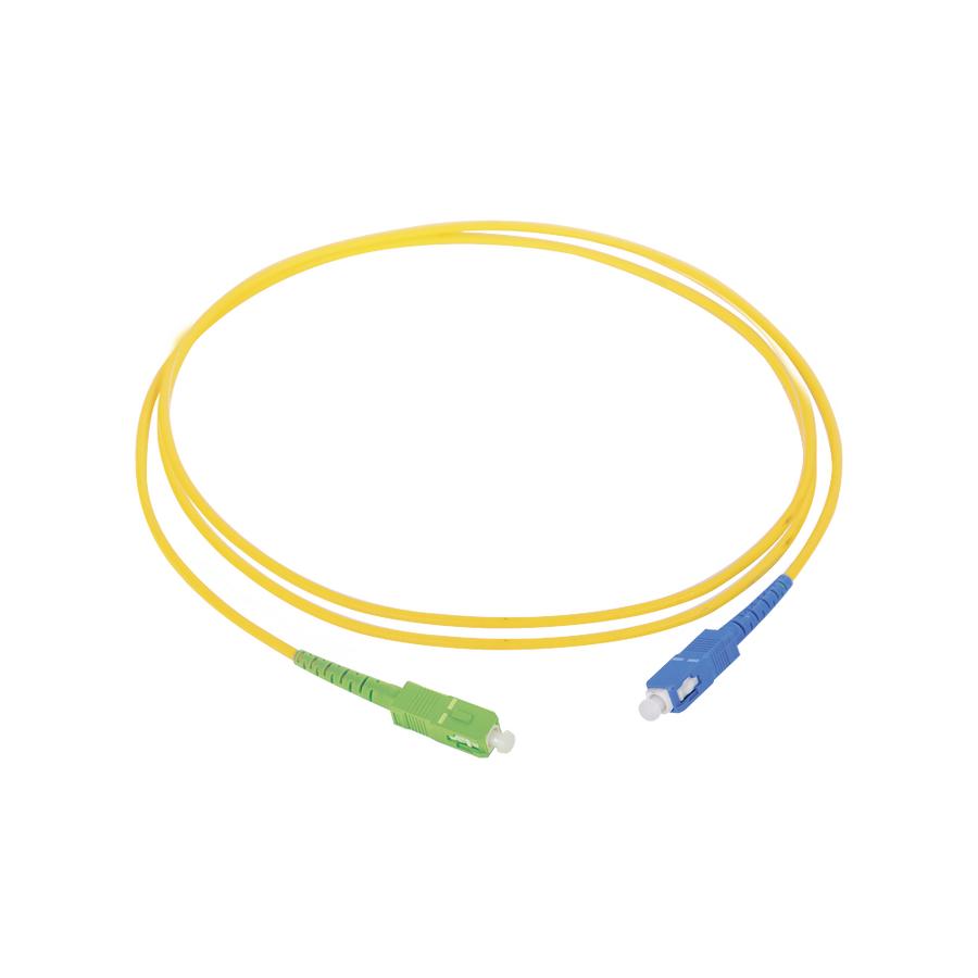 Linkedpro LP-FAB-PAT-SCAPC-SCUPC-S-1 Patchcord SC/APC-SC/UPC, Single-mode Fiber SM G657A2, Diameter 2mm, Cover LSZH, SIMPLEX, Length: 3 ft (1 m)