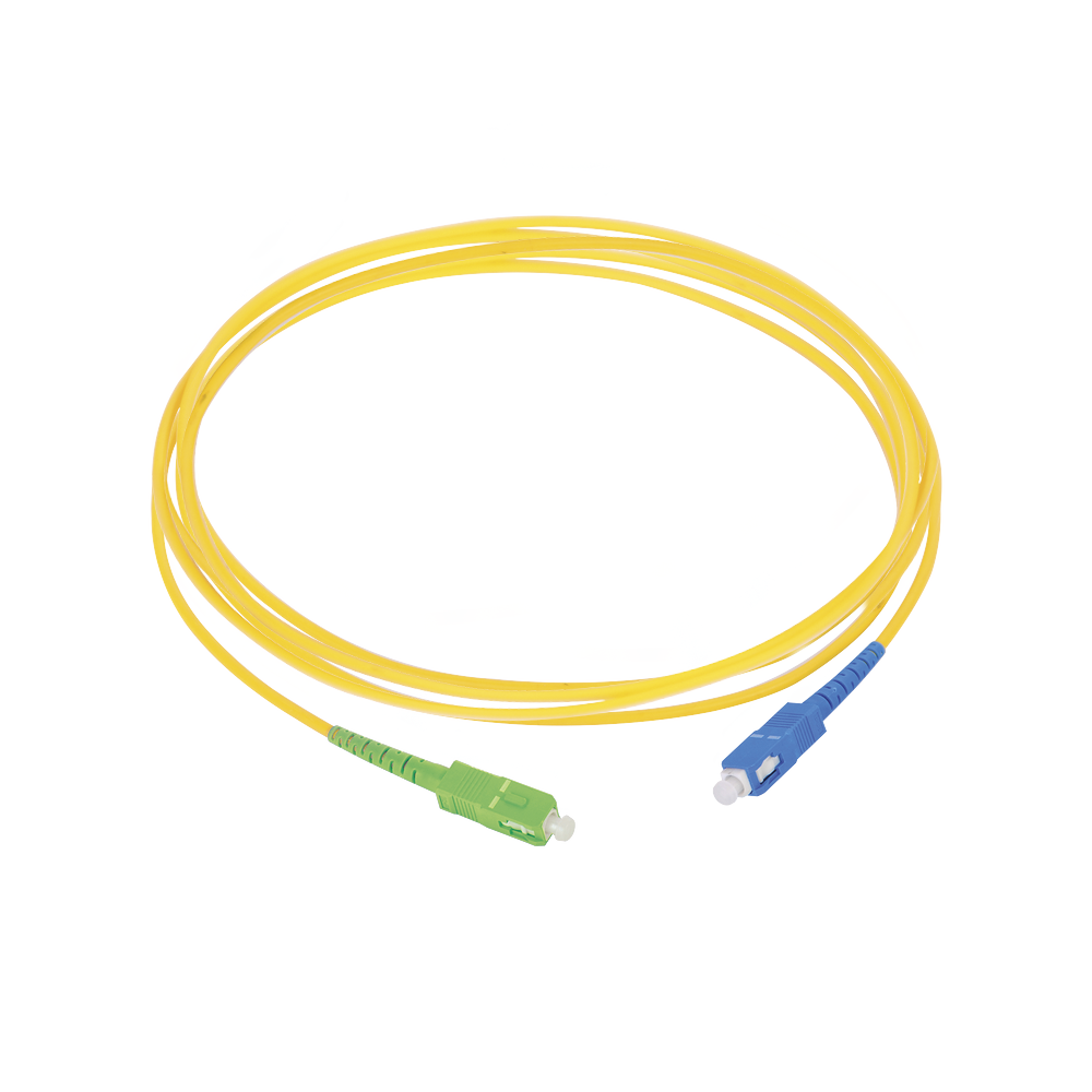 Linkedpro LP-FAB-PAT-SCAPC-SCUPC-S-2 Patchcord SC/APC-SC/UPC, Single-mode Fiber SM G657A2, Diameter 2mm, Cover LSZH, SIMPLEX, Length: 7 ft (2 m)