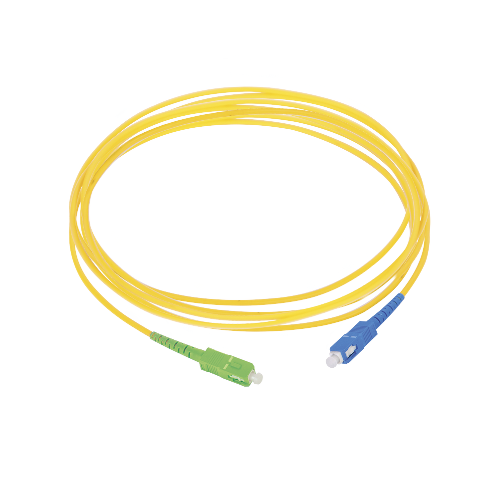 Linkedpro LP-FAB-PAT-SCAPC-SCUPC-S-3 SC/APC-SC/UPC Patchcord , Single-mode Fiber SM G657A2, Diameter 2mm, Cover LSZH, SIMPLEX, Length: 10 ft (3 m)