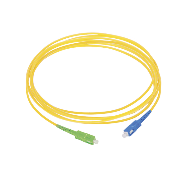 Linkedpro LP-FAB-PAT-SCAPC-SCUPC-S-3 SC/APC-SC/UPC Patchcord , Single-mode Fiber SM G657A2, Diameter 2mm, Cover LSZH, SIMPLEX, Length: 10 ft (3 m)