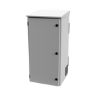 Linkedpro LP-FORTE-24U-R3 19" 24U Outdoor Enclosure for Post/Tower/Wall with Fans and Thermostat