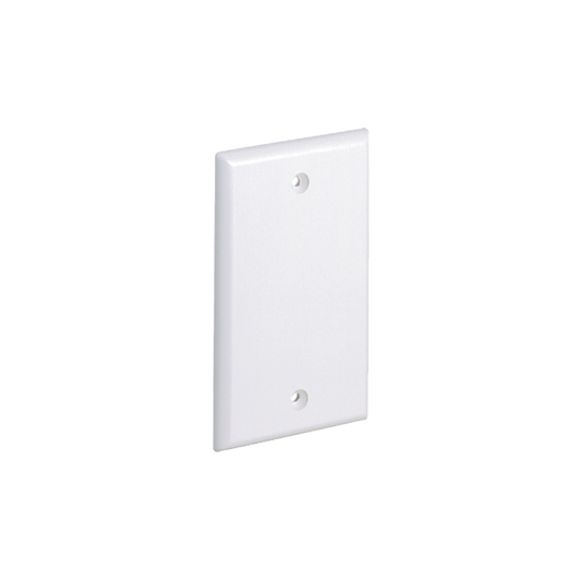 Linkedpro LP-FP-107 Blank Face Plate, Universal, White Color