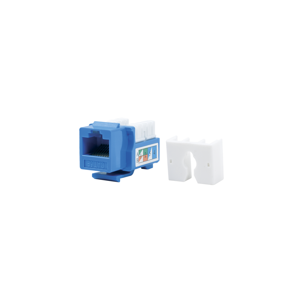 Linkedpro LP-KJ-505-BU Jack Module 110 Category 5e for faceplate Keystone - Blue Color